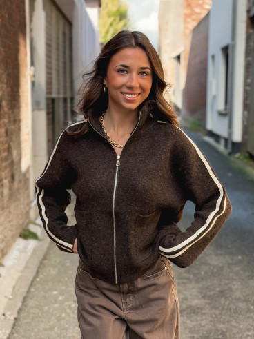 Gilet Sofie - marron