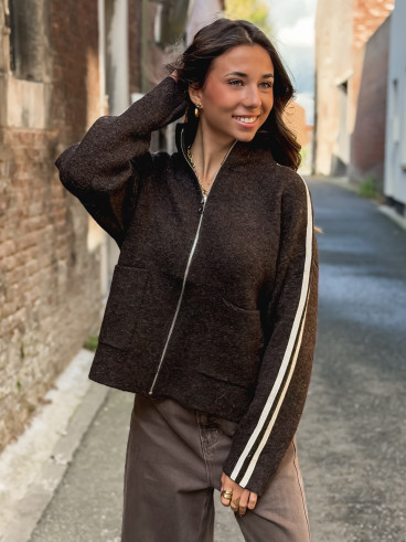 Gilet Sofie - marron