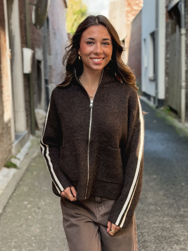 Gilet Sofie - marron