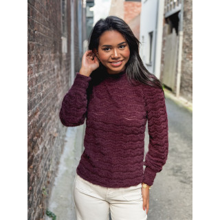Pull Armela - Aubergine