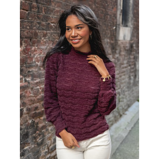 Pull Armela - Aubergine