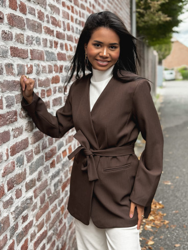 Blazer Elvina - Chocolat
