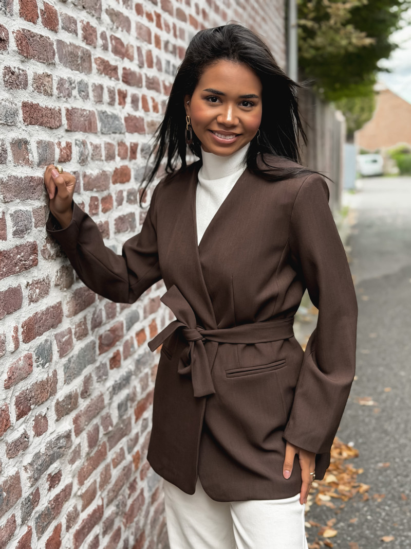 Blazer Elvina - Chocolat