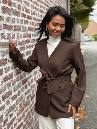 Blazer Elvina - Chocolat