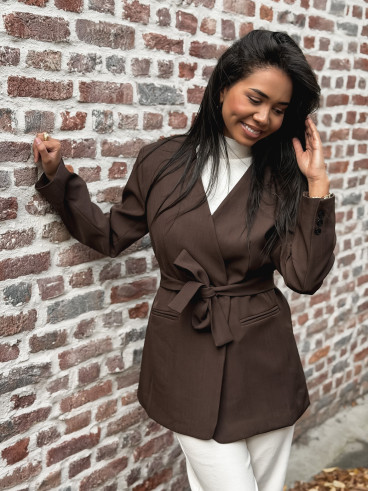 Blazer Elvina - Chocolat