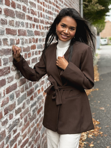 Blazer Elvina - Chocolat