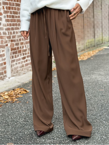 Pantalon calandra - Marron