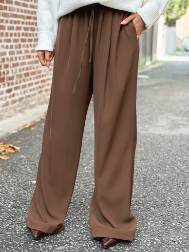 Pantalon calandra - Marron