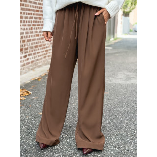 Pantalon calandra - Marron
