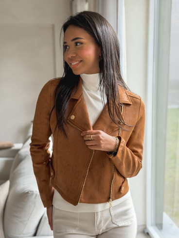 Veste en suédine Irina - Camel Veste en suédine Irina - Camel