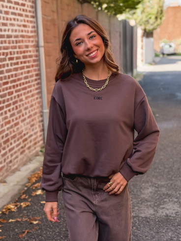 Pull Ludivine - chocolat Pull Ludivine - chocolat