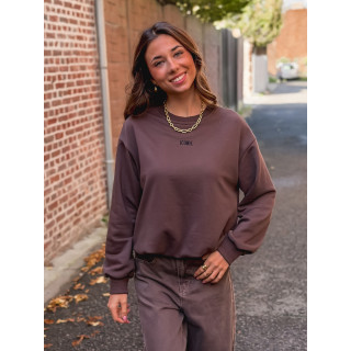 Pull Ludivine - chocolat