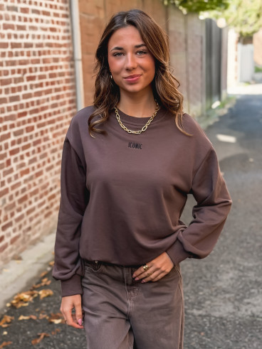 Pull Ludivine - chocolat Pull Ludivine - chocolat