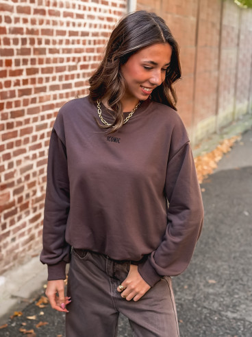 Pull Ludivine - chocolat Pull Ludivine - chocolat
