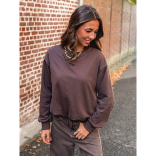 Pull Ludivine - chocolat
