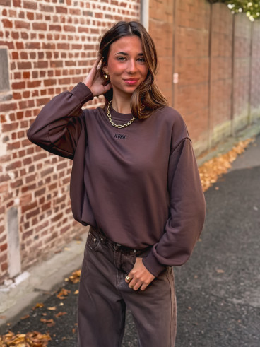 Pull Ludivine - chocolat Pull Ludivine - chocolat