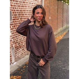 Pull Ludivine - chocolat