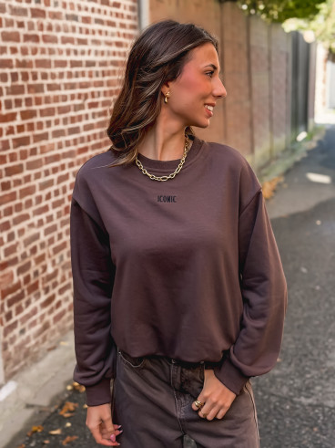 Pull Ludivine - chocolat Pull Ludivine - chocolat