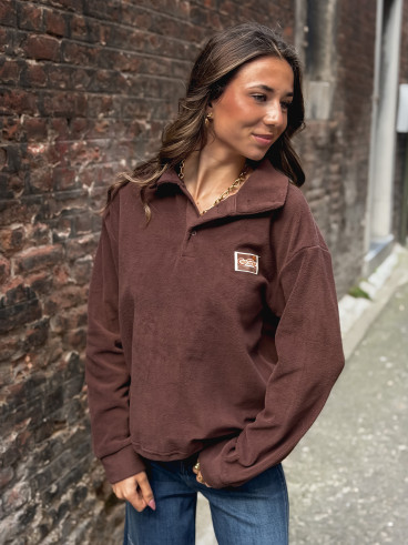 Pull Angelique -  chocolat