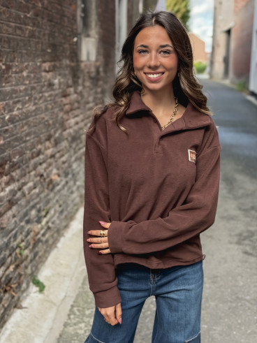 Pull Angelique -  chocolat