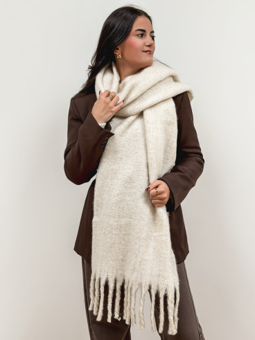 Echarpe Finlande - Ecru