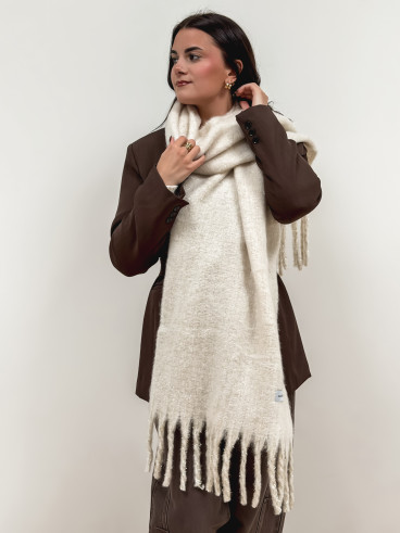 Echarpe Finlande - Ecru