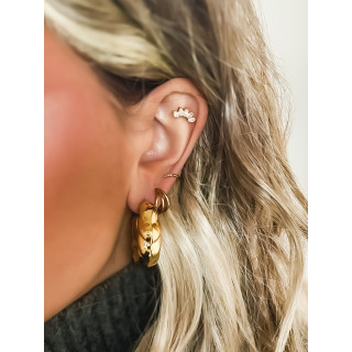 Boucles d'oreilles Luness - Doré