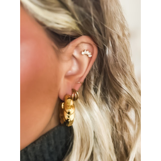 Boucles d'oreilles Luness - Doré