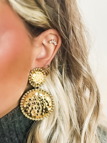 Boucles d'oreilles Cristel - Doré Boucles d'oreilles Cristel - Doré
