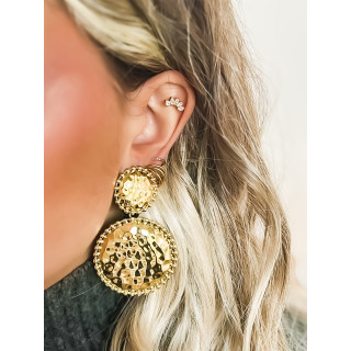 Boucles d'oreilles Cristel - Doré