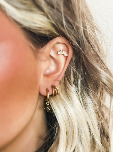 Boucles d'oreilles Braga - Noir