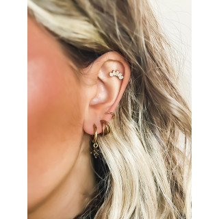 Boucles d'oreilles Braga - Noir