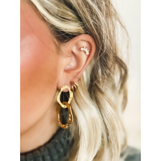 Boucles d'oreilles Teba - Doré