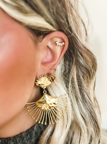 Boucles d'oreilles Noli - Doré