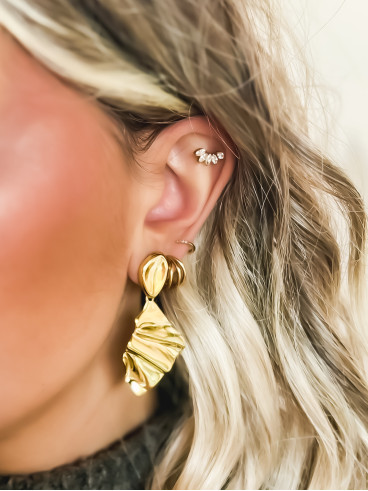 Boucles d'oreilles Hanea - Doré