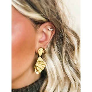 Boucles d'oreilles Hanea - Doré