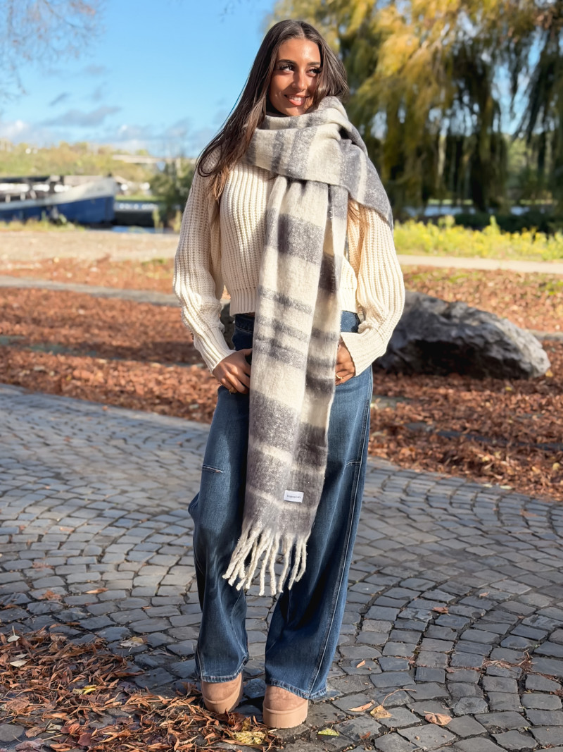 Echarpe Télia - Gris Echarpe Télia - Gris