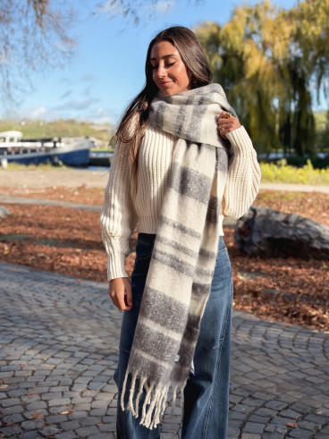 Echarpe Télia - Gris Echarpe Télia - Gris