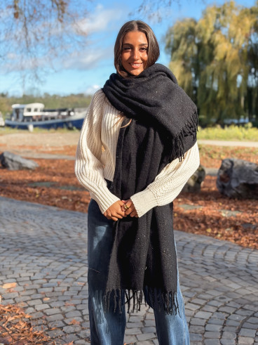 Echarpe Stellia - Noir