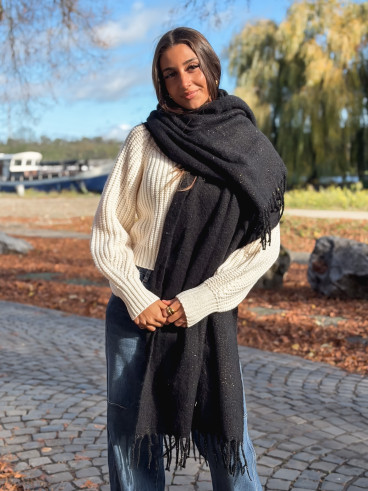 Echarpe Stellia - Noir Echarpe Stellia - Noir