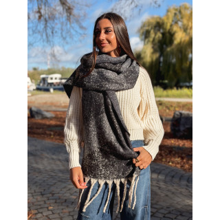 Echarpe Colmar - Gris Foncé/Beige