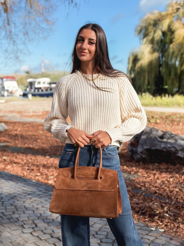 Sac en daim Celenie - Camel Sac en daim Celenie - Camel