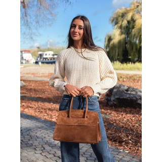 Sac en daim Celenie - Camel