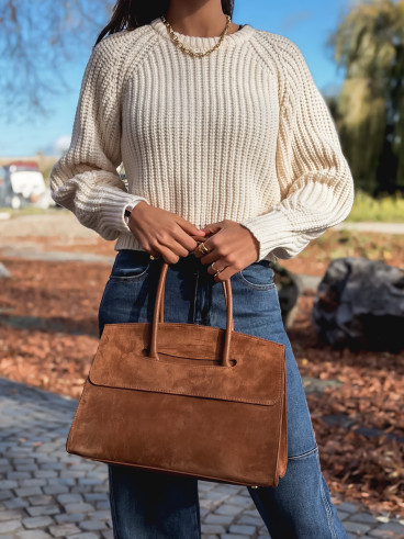 Sac en daim Celenie - Camel Sac en daim Celenie - Camel