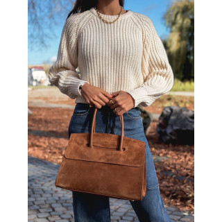 Sac en daim Celenie - Camel