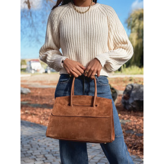 Sac en daim Celenie - Camel