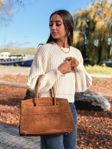 Sac en daim Celenie - Camel Sac en daim Celenie - Camel