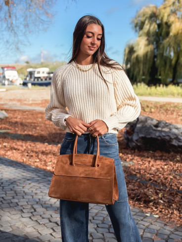Sac en daim Celenie - Camel Sac en daim Celenie - Camel