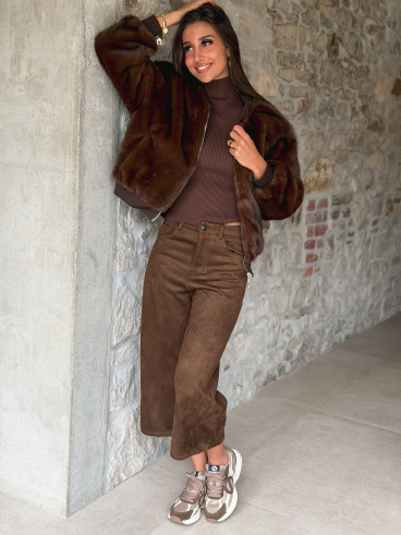 Veste Maritza - Chocolat/Kaki Veste Maritza - Chocolat/Kaki