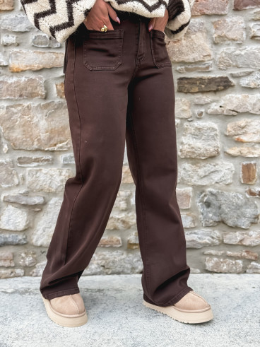 Jeans Anna - Chocolat